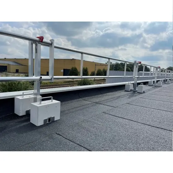 Roof Safety Systems RSS valbeveiliging plat dak Compact 4 meter