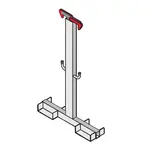 Roof Safety Systems Montant RSS système anti-chute toit plat Compact