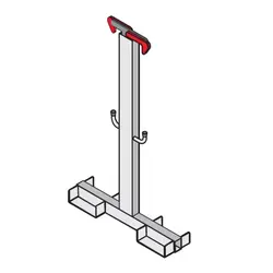 RSS fall protection flat roof Compact stanchion
