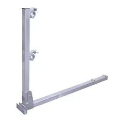 Foldable guardrail holder ASC flat roof edge protection