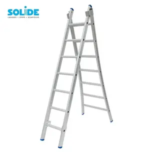 Solide omvormbare ladder 2x7 sporten
