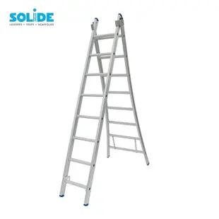 Solide combination ladder 2x8 rungs