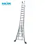 Solide Solide combination ladder 2x14 rungs C14 | Professional Industrial Ladder