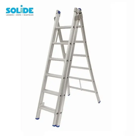 Solide Echelle transformable Solide 3x6 échelons D06