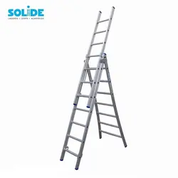 Solide combination ladder 3x7 rungs