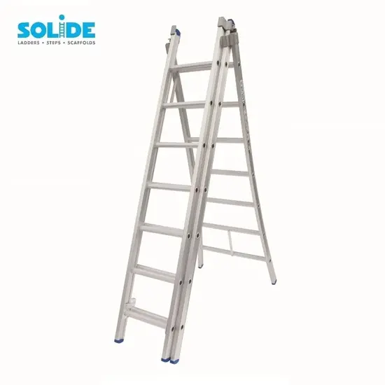 Solide Echelle transformable Solide 3x7 échelons D07
