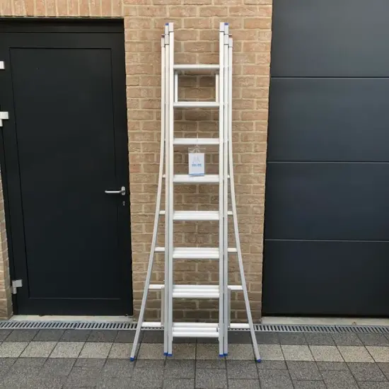 Solide Solide reformladder 3x8 sporten D08 | Professionele Industriële ladder