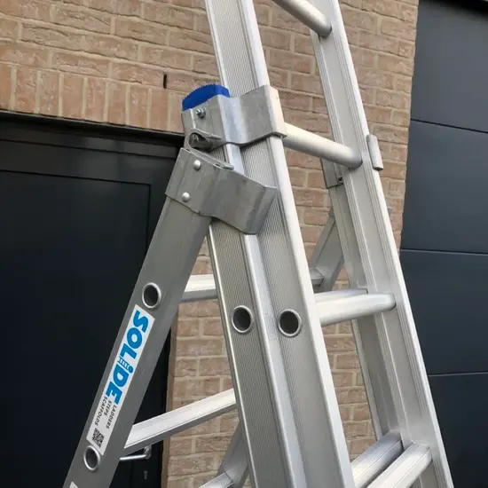 Solide Solide combination ladder 3x8 rungs D08 | Professional Industrial Ladder