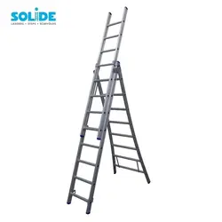 Solide combination ladder 3x8 rungs