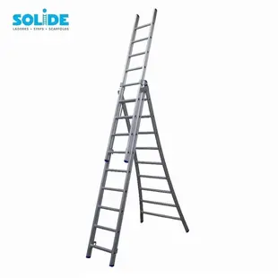 Solide omvormbare ladder 3x9 sporten
