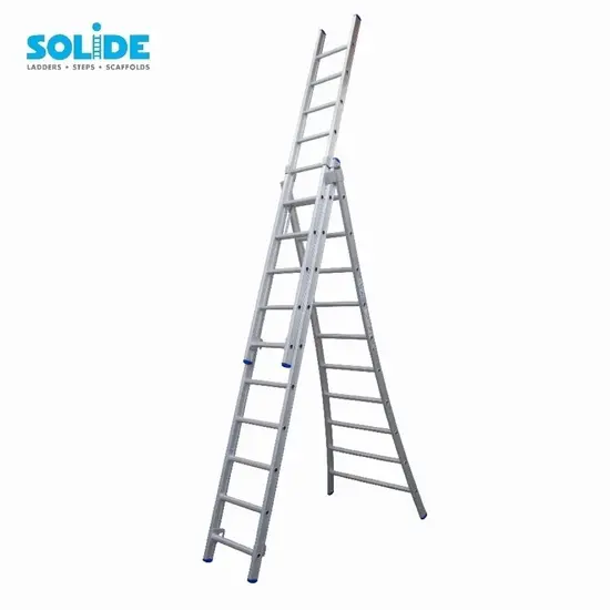 Solide Solide combination ladder 3x10 rungs D10 | Professional Industrial Ladder