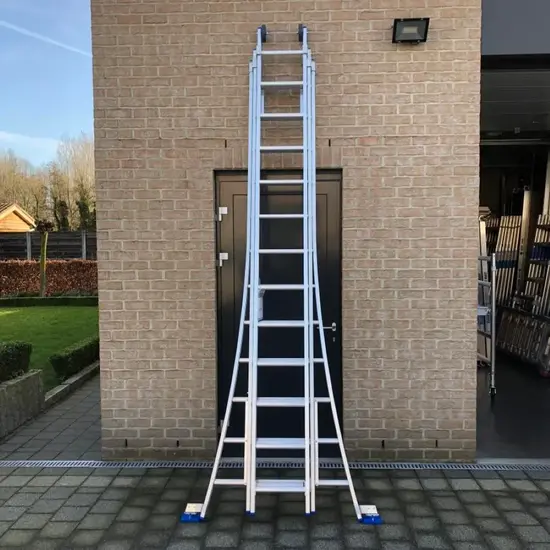 Solide Solide combination ladder 3x12 rungs D12 | Professional Industrial Ladder