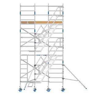 Echafaudage d'escaliers 135 x 250 hauteur travail 6 m