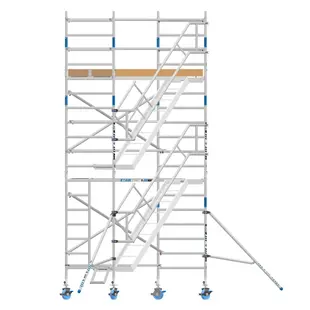 Scaffold stair tower 135 x 250 x 6 m working height