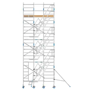 Scaffold stair tower 135 x 250 x 8 m working height