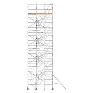 Scaffold stair tower 135 x 250 x 10 m working height