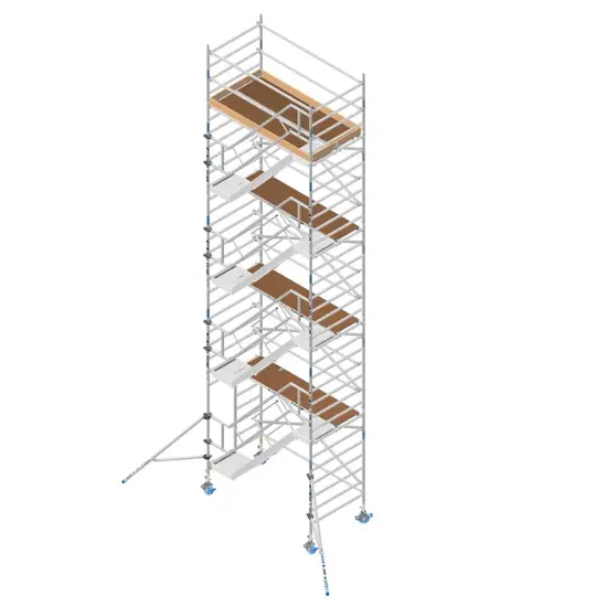 ASC ASC échafaudage d'escaliers 135 x 250 hauteur travail 10 m