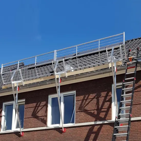 Roof Safety Systems RSS protection de bord de toit 6 mètres | Sécurité antichute EN 13374 Classe C