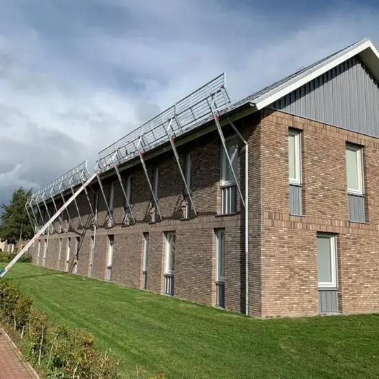 Roof Safety Systems RSS roof edge protection 12 meters | EN 13374 Class C fall protection
