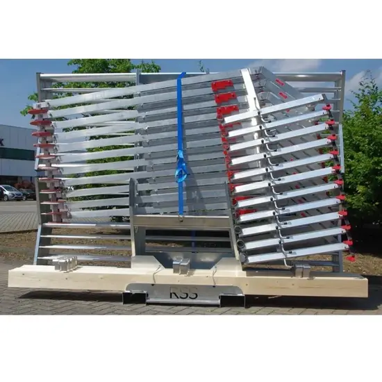 Roof Safety Systems RSS hellend dak 30 meter + transportframe