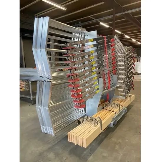 Roof Safety Systems RSS hellend dak 30 meter + transportframe