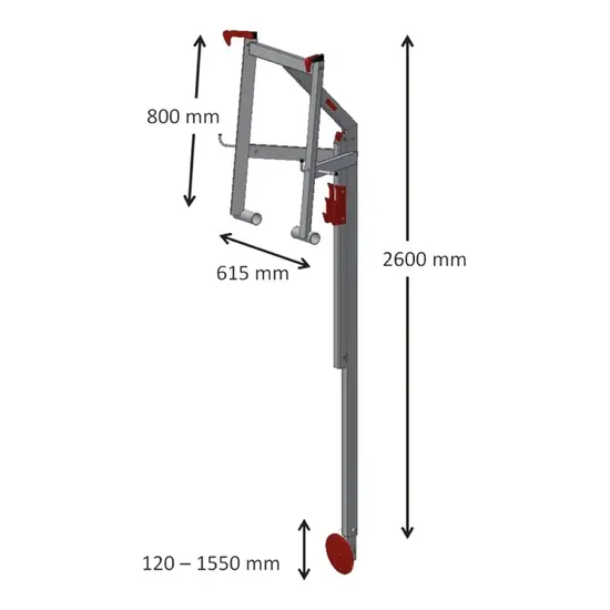 Roof Safety Systems Montant RSS toit incliné