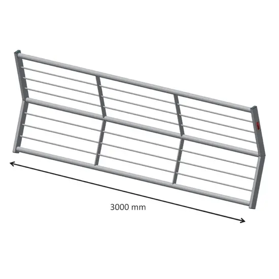 Roof Safety Systems RSS sloping roof fence 3 m