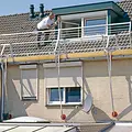 Roof Safety Systems RSS protection de bord de toit 18 mètres | Sécurité antichute EN 13374 Classe C