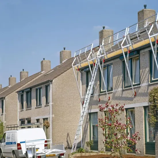 Roof Safety Systems RSS roof edge protection 27 meters | EN 13374 Class C fall protection