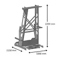 Roof Safety Systems RSS sloping roof transport & storage frame