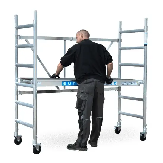 Euroscaffold Foldable scaffolding wheel 125 mm