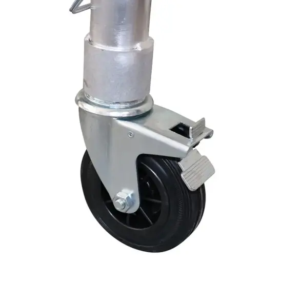 Euroscaffold Roue échafaudage pliant 125 mm