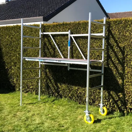 Roues d'échafaudage de jardin ensemble | Roues d'échafaudage pour sols meubles