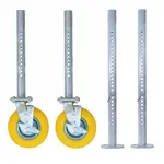 Tuinsteiger wielen set | Steigerwielen voor zachte ondergrond & tuin