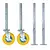 Garden scaffold wheels set