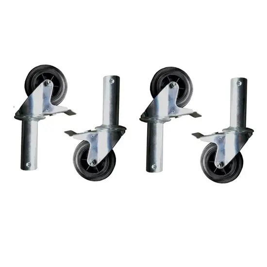 Alumexx Roue d'échafaudage pliant 100 mm (4 pièces)