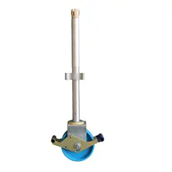ASC roue d'échafaudage 200 mm avec socle en alu nylon