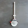 Euroscaffold Steigerwiel 200 mm met alu spindel 800 Kg nylon