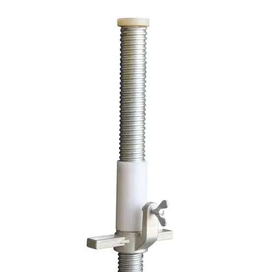 ASC Steigerwiel 125 mm met stalen spindel kunststof