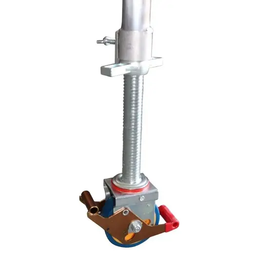 ASC Roue 125 mm avec socle en acier polyamide