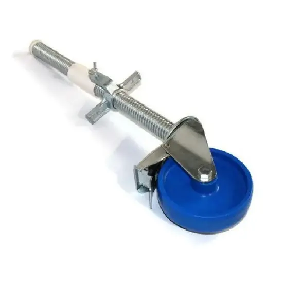 Alumexx Roue d'échafaudage 150 mm avec socle en acier nylon