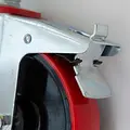 Euroscaffold Roue d'échafaudage 200 mm avec socle en acier polyamide