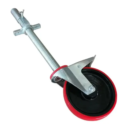 Euroscaffold Scaffold castor 200 mm with steel spindle polyamide