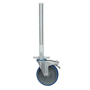 ASC scaffold castor 200 mm with steel spindle 375 kg polyamide