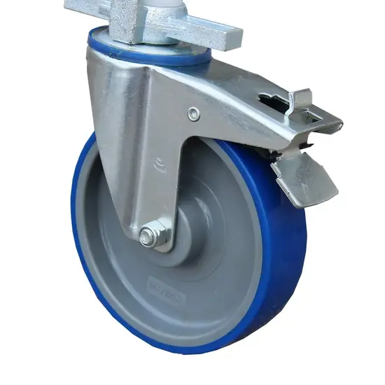 ASC ASC roue 200 mm avec socle en acier 375 kg polyamide