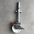 Euroscaffold Roue d'échafaudage 200 mm avec socle en acier 500 Kg nylon