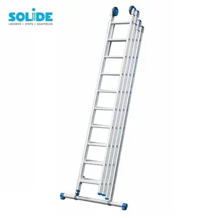 Solide 4-delige ladder 4x9 sporten