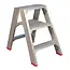 Jumbo Escabeau double Jumbo SuperPRO 2x3 marches | Professionnel