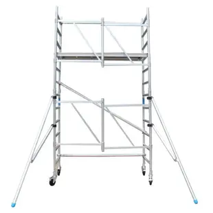 A-Line foldable scaffold tower working height 4.75 m + 2 outriggers