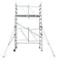 ASC Echafaudage pliant A-Line hauteur de travail 4,75 m + 2 stabilisateurs